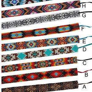 Western Seed Beaded Hat Band Fit Cowboy Hatband Cowgirl Hat Band